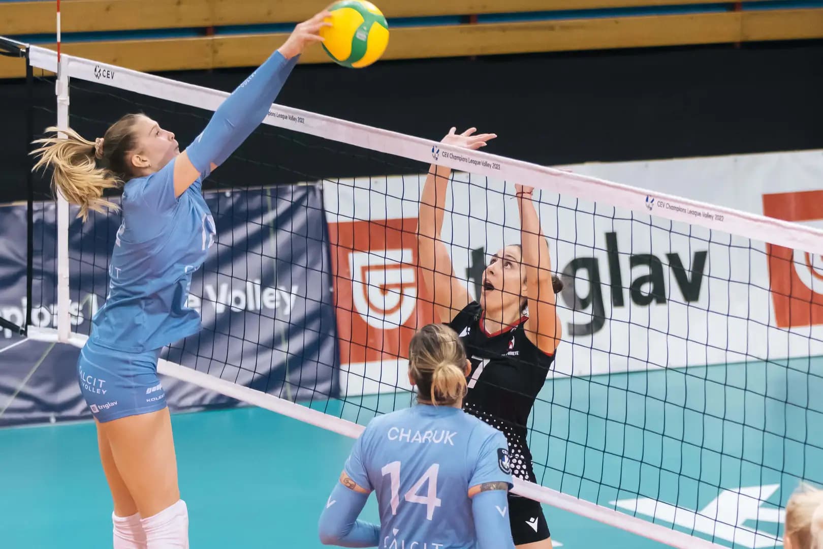 Dnipro stops Calcit Kamnik in #CLVolleyW Round 2