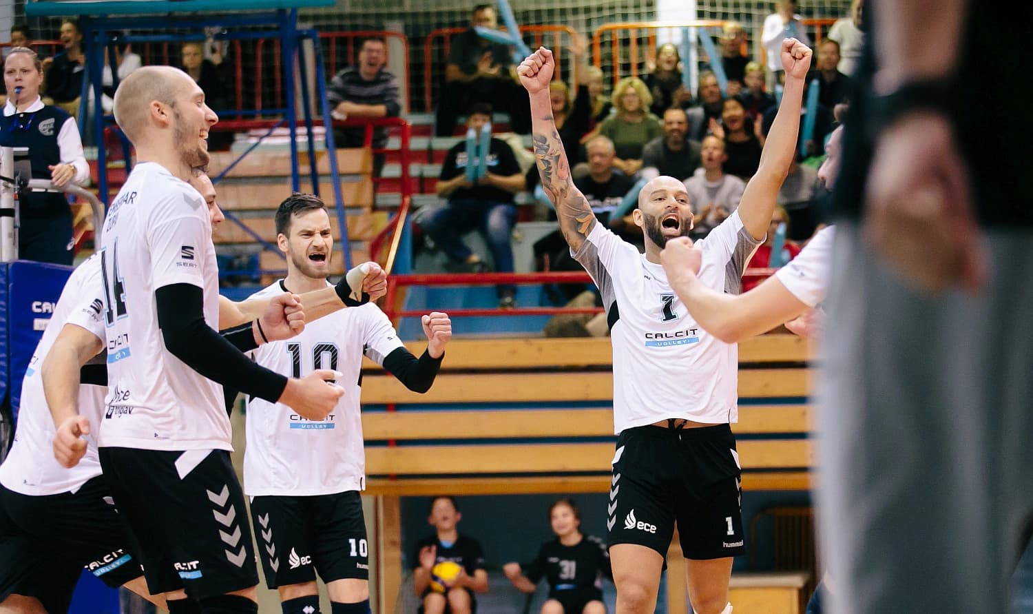 Calcit Volley clinch the top spot in the men’s MEVZA League with win over Aich/Dob