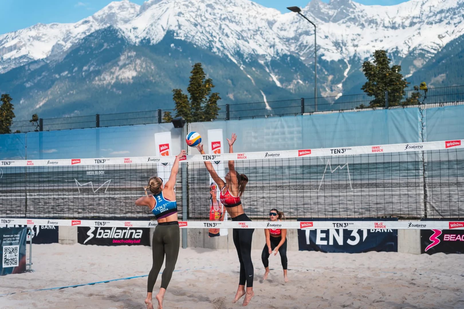 Austrian Teams Dominate Opening Day at MEVZA Senior Beach Volleyball Championship in Innsbruck